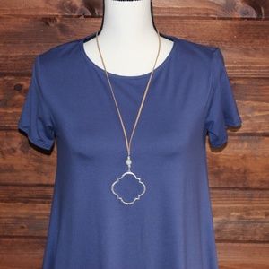 New Adjustable C-Cord Clover Pendant Necklace
